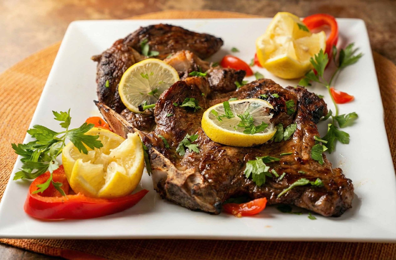 Μπριζόλα με πατάτες